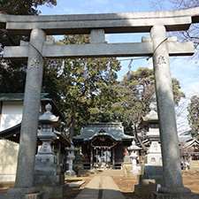 鳥居より社殿